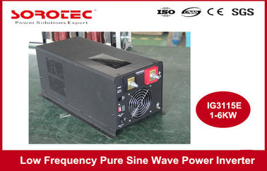 Low Frequency 5000 Watt  Power Inverters 8V 120V with Bypass , ISO9000 Standard