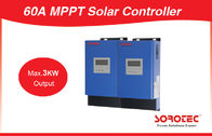 60 - 115VDC MPPT Solar Controller , Wet / AGM / Gel Batteries MPPT Solar Regulator