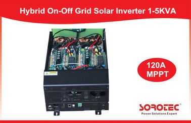 1~5KVA Hybrid Solar Inverter / Off On Grid Inverter With MPPT , 30kw Max Power