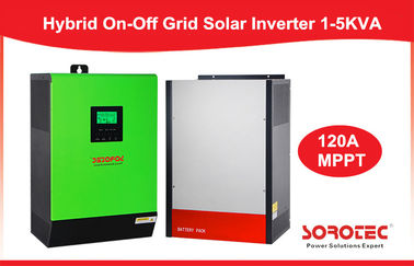 CE Solar System Inverter / Grid Tied Solar Power Inverters with Battery Pack