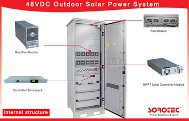 Multi Energy Telecom Solar Power Systems , Hybrid Solar System IP55 Protection