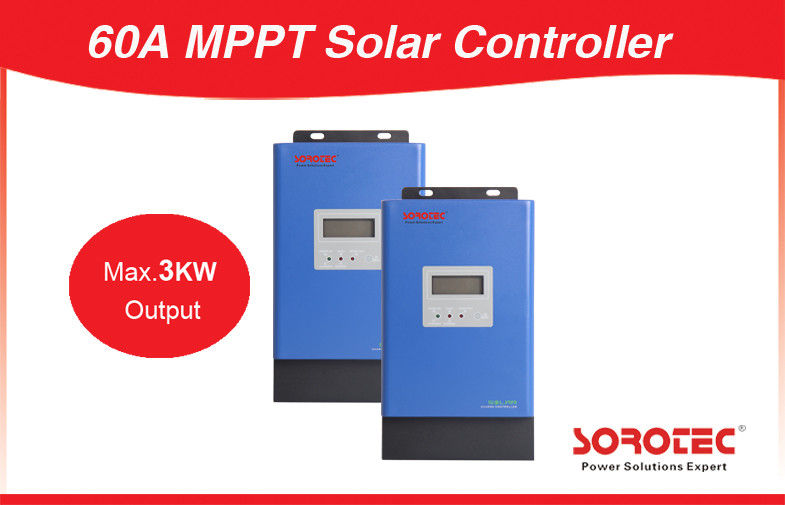 800W 12V 24V 48V 60A Max 3000W 24V MPPT Solar Charge Controller for Solar System