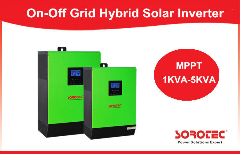 3KVA 4000W Hybrid On Off Grid Solar Power Inverters with 80A MPPT Controller