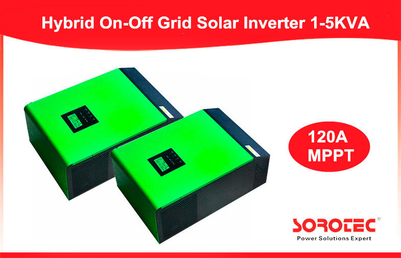 Pure Sine Wave Hybrid Solar Inverter / Solar Grid Tie Inverter For Home , Green or White Color