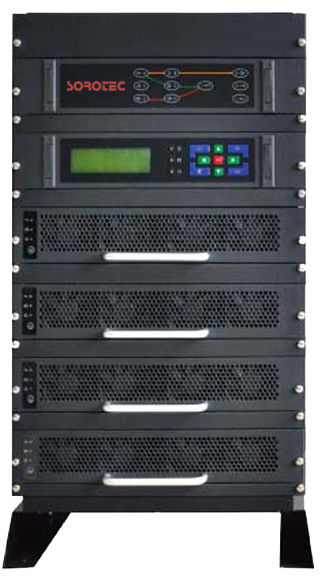 THDI input online 415V 3 phase 5KVA, 10KVA, 15KVA Modular UPS system with redundancy