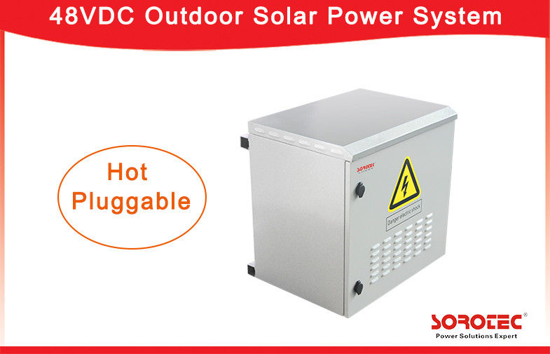 Dust - Proof  Telecom Solar Power Systems With Galvanized Sheet Cabinet