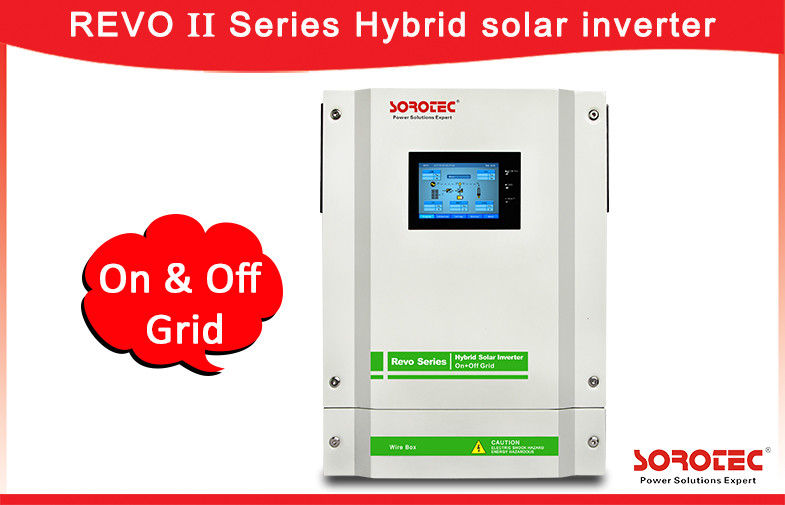 3 - 5.5KW Hybrid Solar Inverter / Hybrid On Grid Inverter External Wifi Device Optional