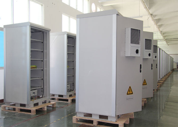 Ip55 Metal Electrical Outdoor Battery Cabinet , Plant Power Outdoor Cabinet