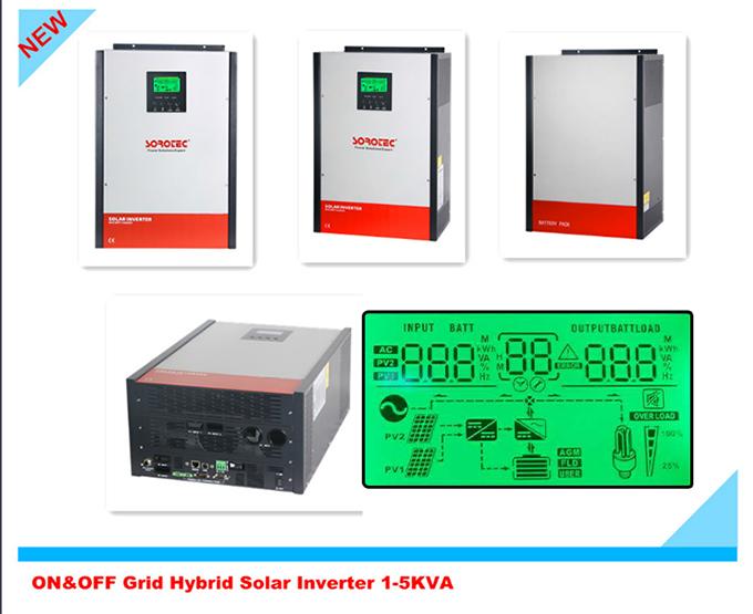 4kva Solar Power Inverters , solar based inverter with 80A MPPT Controller
